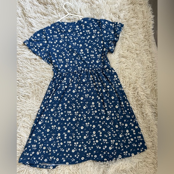 Aeropostale Blue Floral Spring Dress - Medium - Picture 2 of 4
